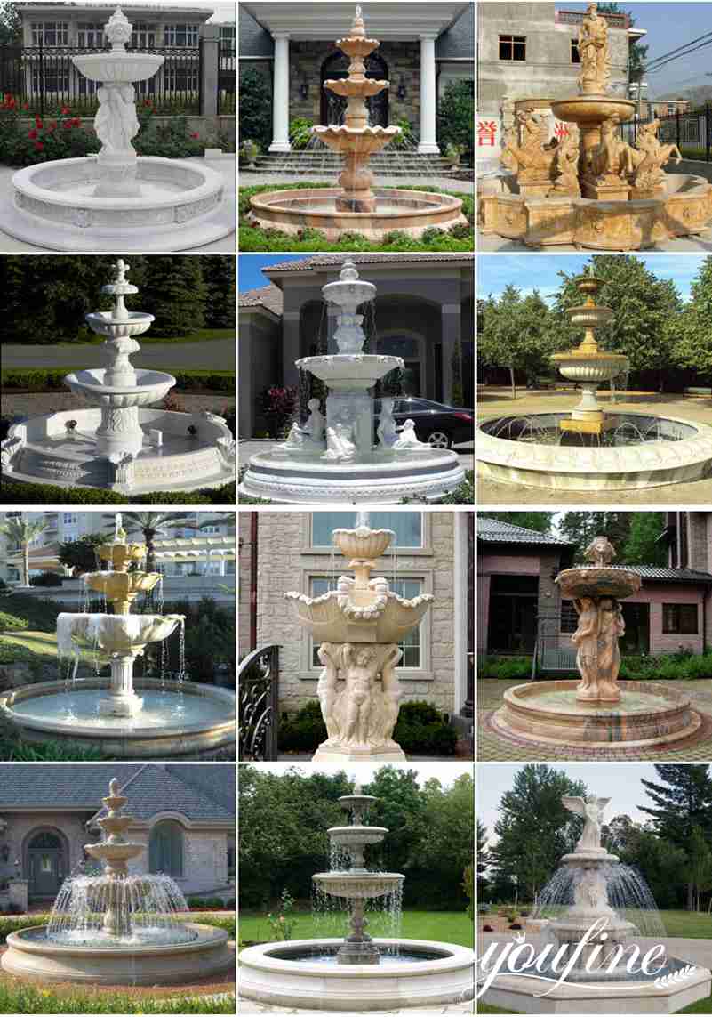 marble water fountain