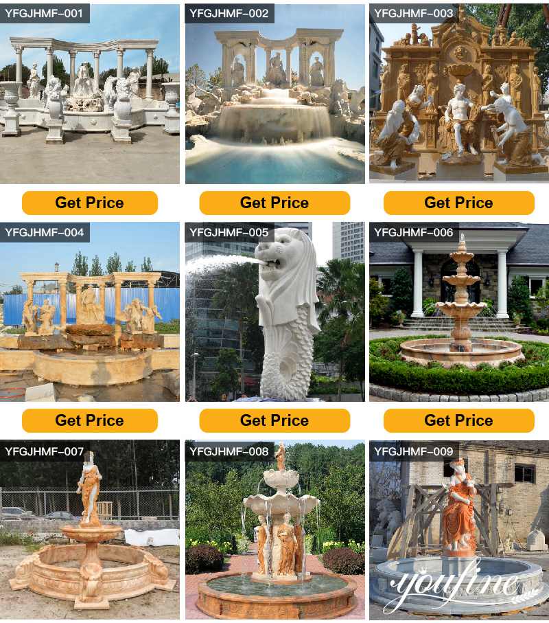 wholesale outdoor water fountains