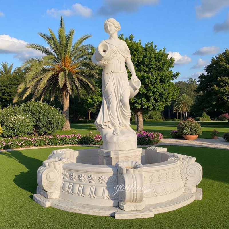 Lady Statue Fountain