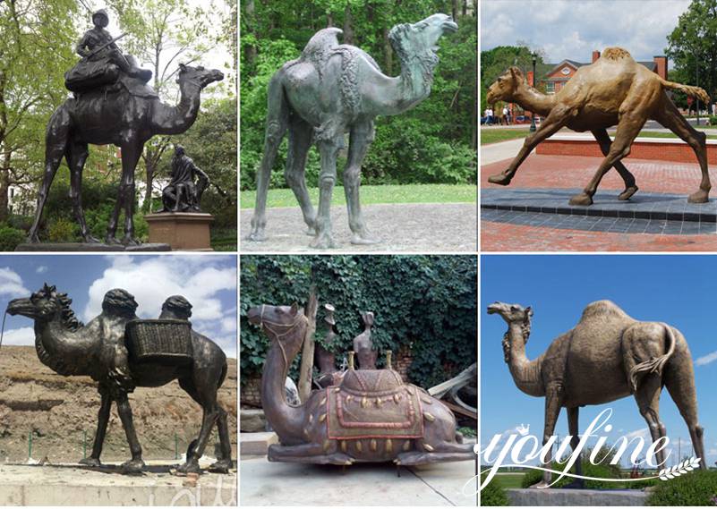 Large Bronze Kangaroo Sculpture Outdoor Garden Decor