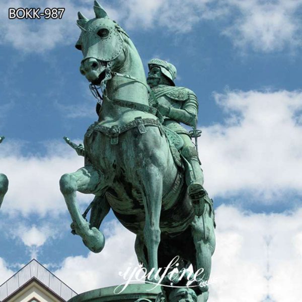 Large Custom Bronze King Charles IX Statue for Sale