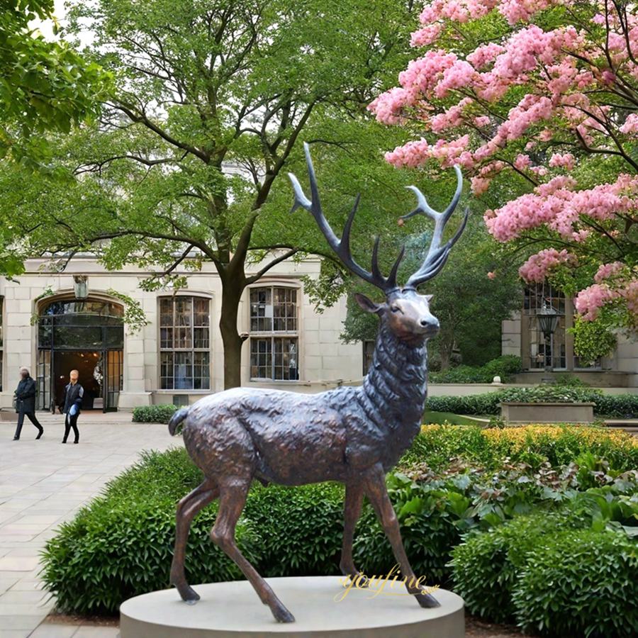 Large Bronze Stag for Garden BOKK-272