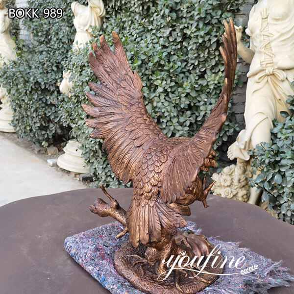 Outdoor Large Bronze Eagle Statue