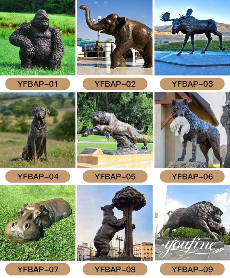 bronze kangaroo sculpture for sale