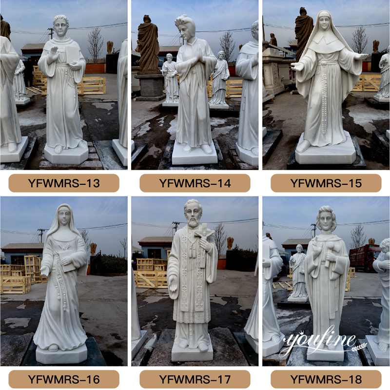 catholic stone statues