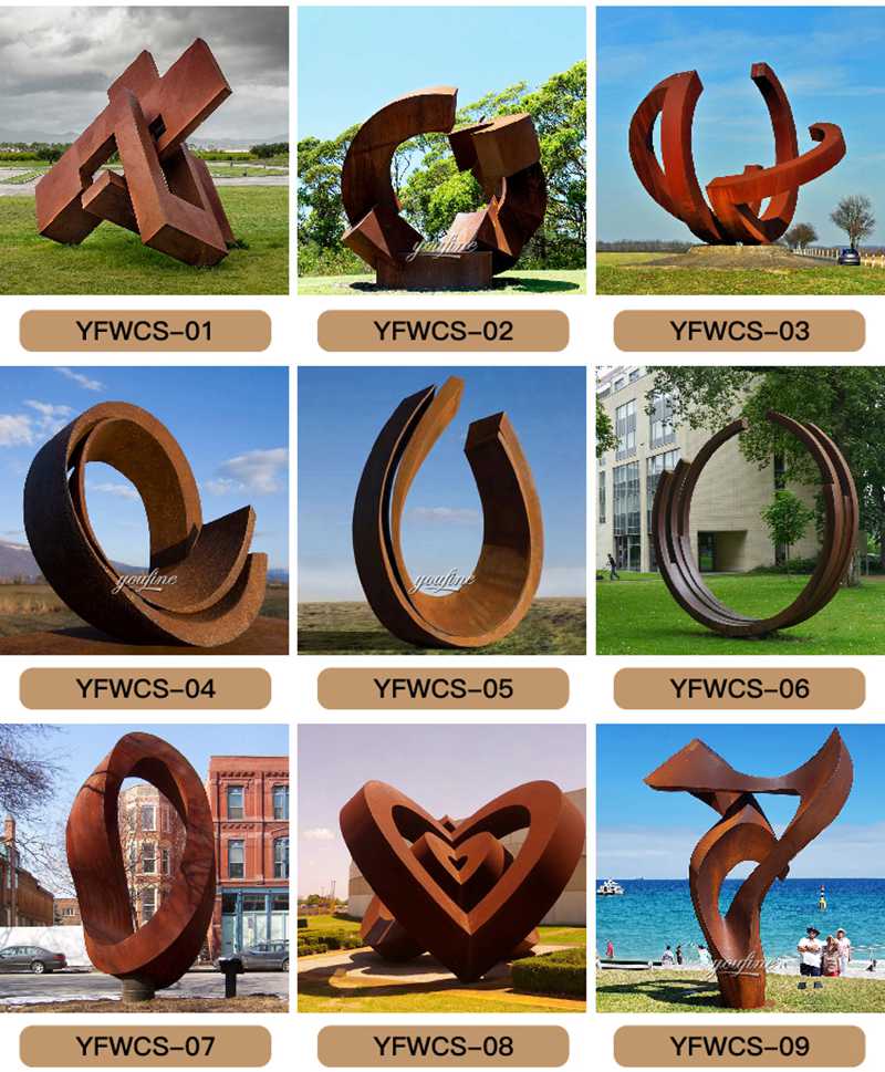 corten sculpture for sale