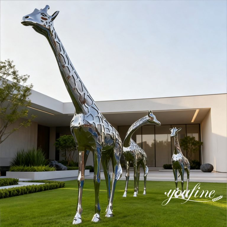 Large Metal Giraffe Sculptures for Sale CSS-402