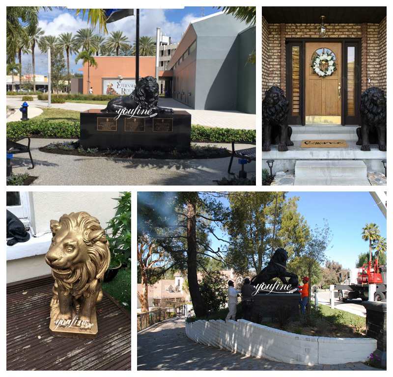 life size bronze lion statue feedback