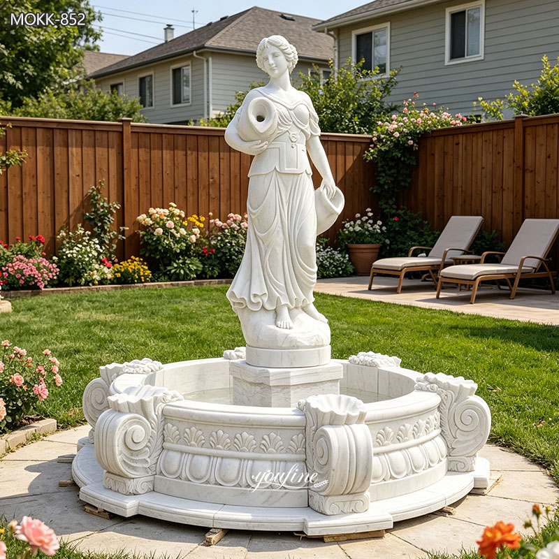 Marble Lady Water Fountain MOKK-852