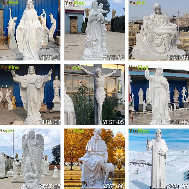 marble religious statues