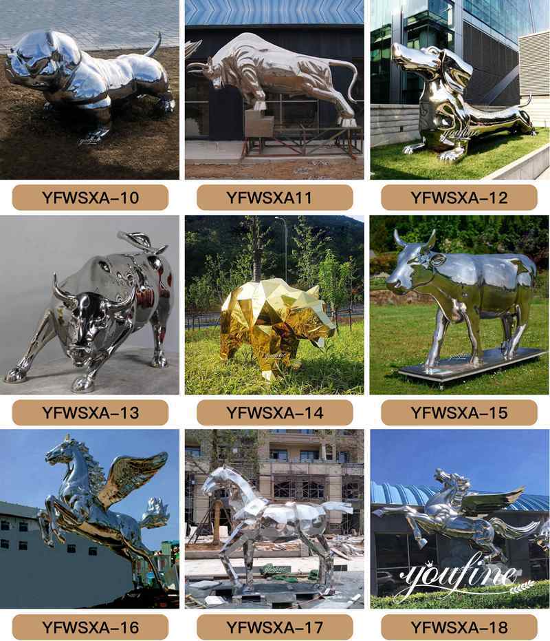 metal animal sculpture for sale