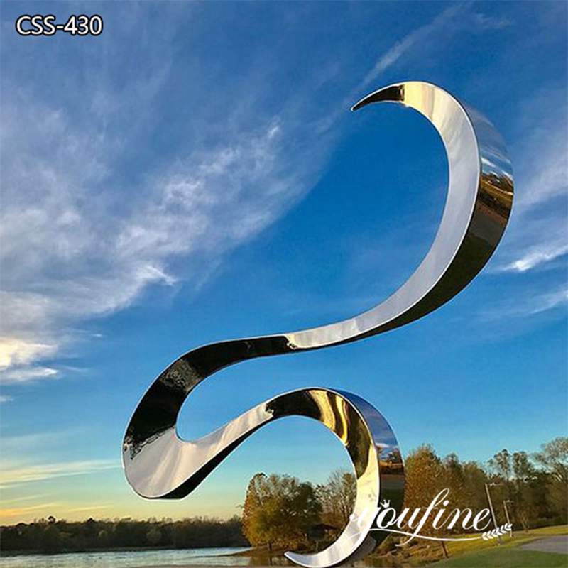 Modern Metal Abstract Steel Sculpture Garden Decor for Sale C33-430