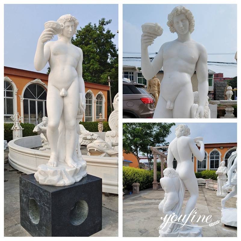 Bacchus God Wine Statue