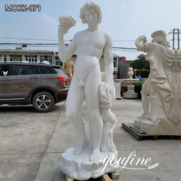 Famous Marble Michelangelo Bacchus Statue for Sale
