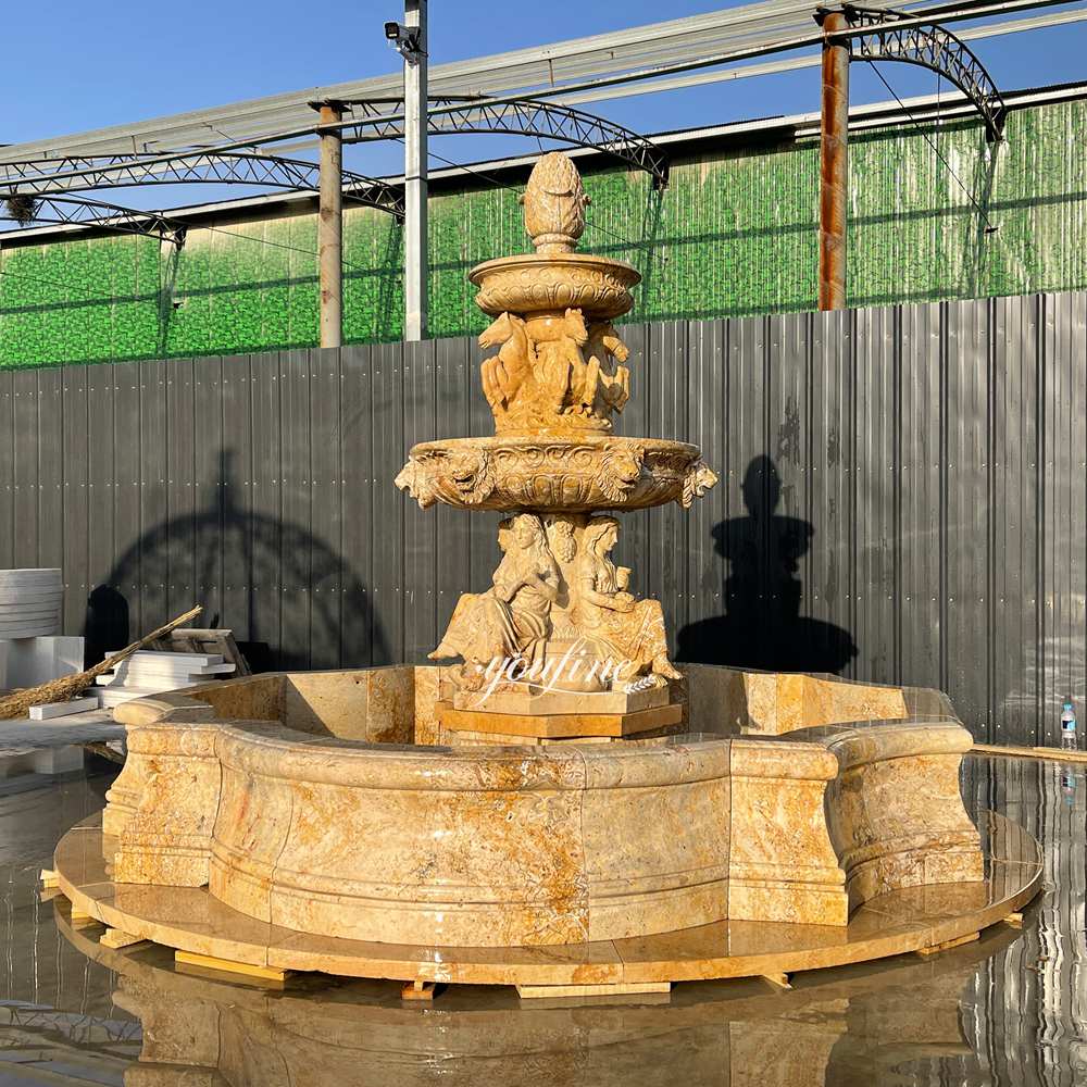 natural Garden woman Statue Fountain