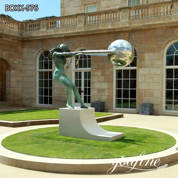 Antique Bronze Force of Nature Statue Replica