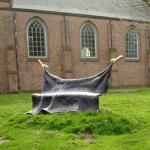 Outdoor Bronze Bench 