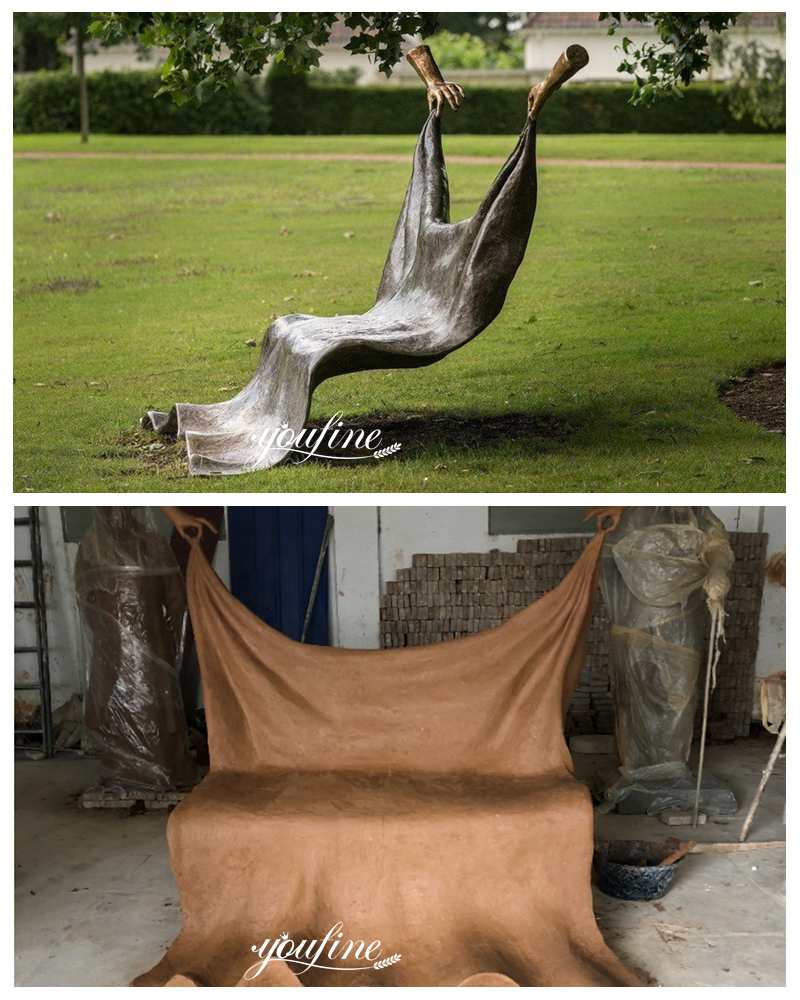 Outdoor Bronze Bench