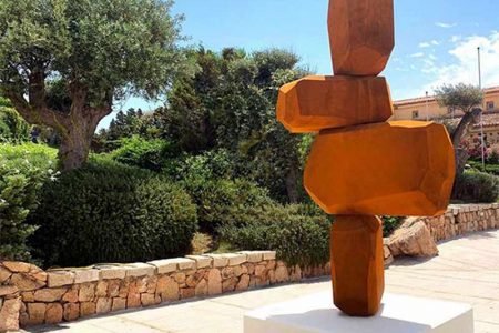 Outdoor Corten Steel Sculpture for Plaza Decor for Sale CSS-366