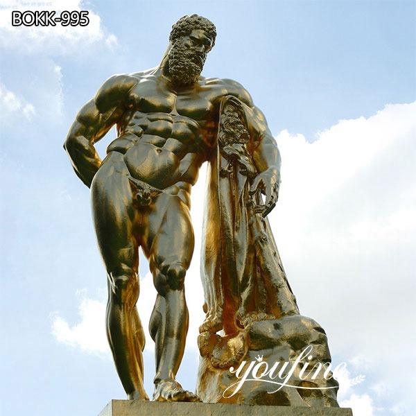 Roman Life Size Bronze Farnese Hercules Statue for Sale