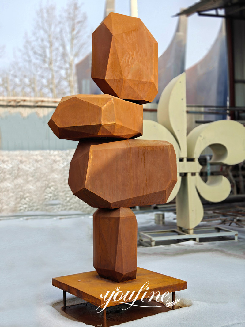 weathering steel sculpture