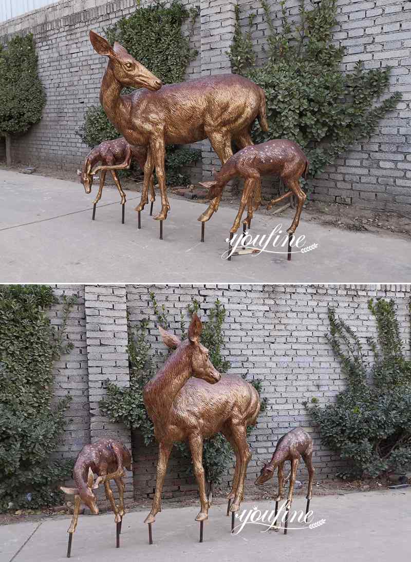 life size deer statues