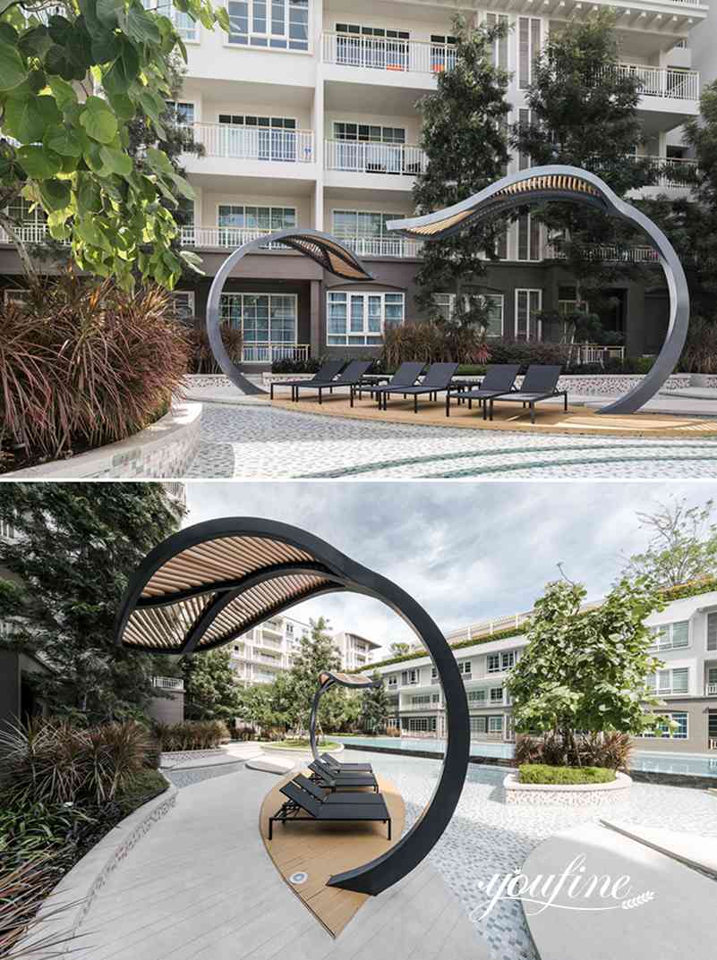 metal leaf sculpture