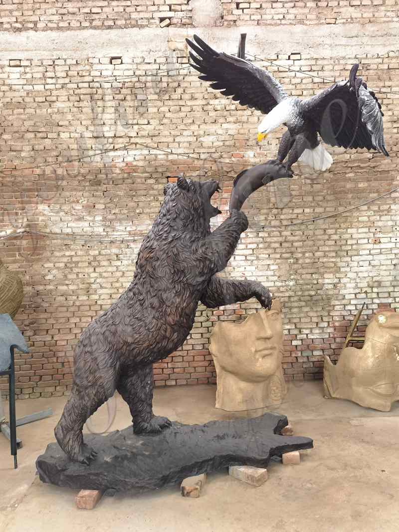 modern bear sculpture-YouFine Sculpture