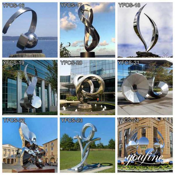 Plaza Decor Large Outdoor Metal Sculptures for Sale CSS420 YouFine