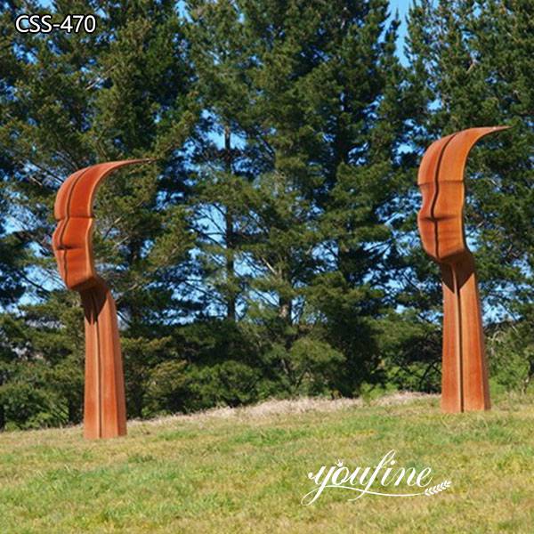 rusty metal sculpture