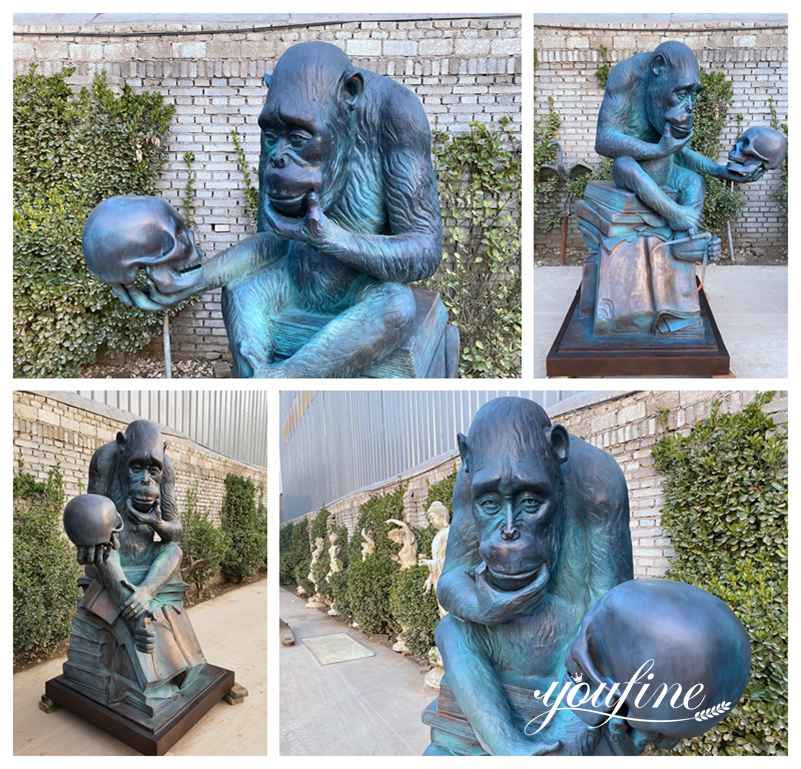 Darwin Ape Statue for Sale