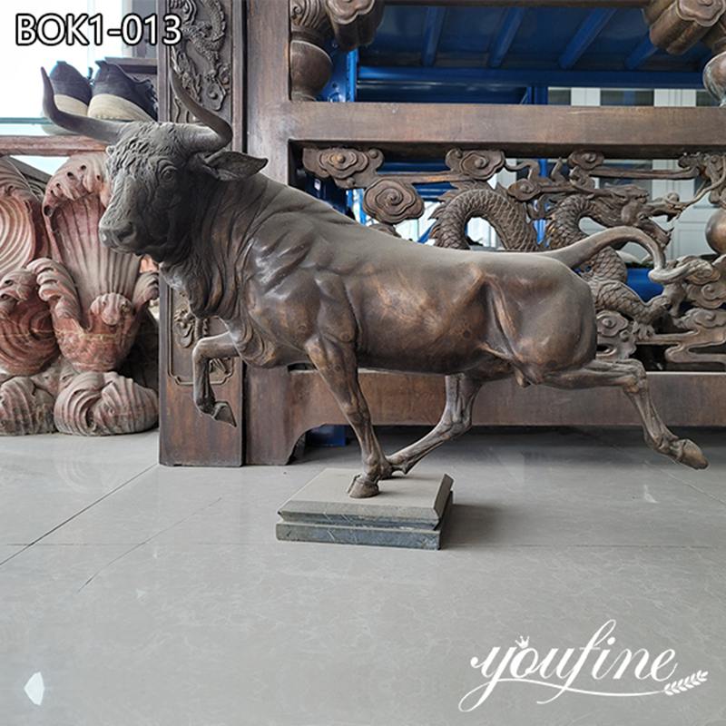 Fine Cast Bronze Bull Statue from Factory Supply BOK1-013