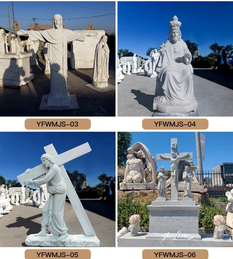 Life Size Marble Jesus Garden Statues for Sale Church Decor CHS826