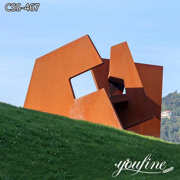 Large Corten Steel Sculpture for outdoor decor