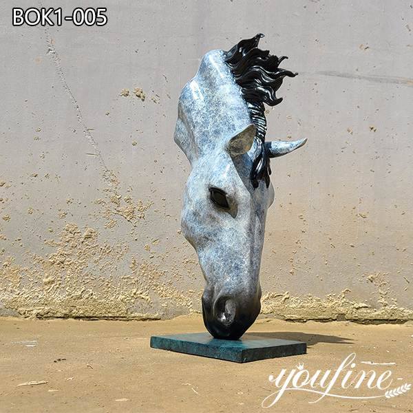 Customized Bronze Horse Head Statue