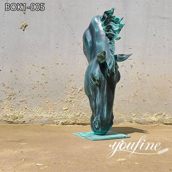 Customized Bronze Horse Head Statue
