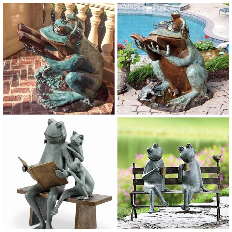 bronze frog friends