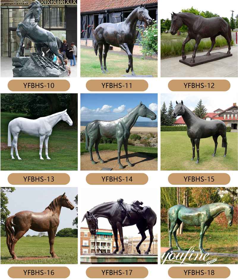 bronze horse statues for sale