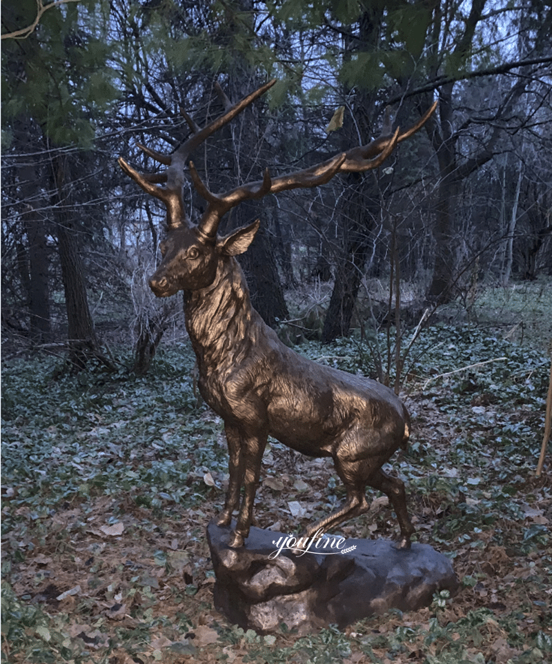 deer sculpture for sale