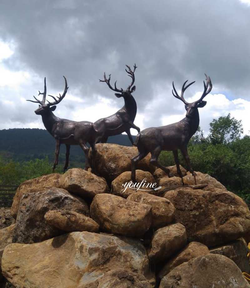 deer statues for the yard