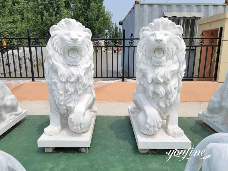 lion statue for driveway