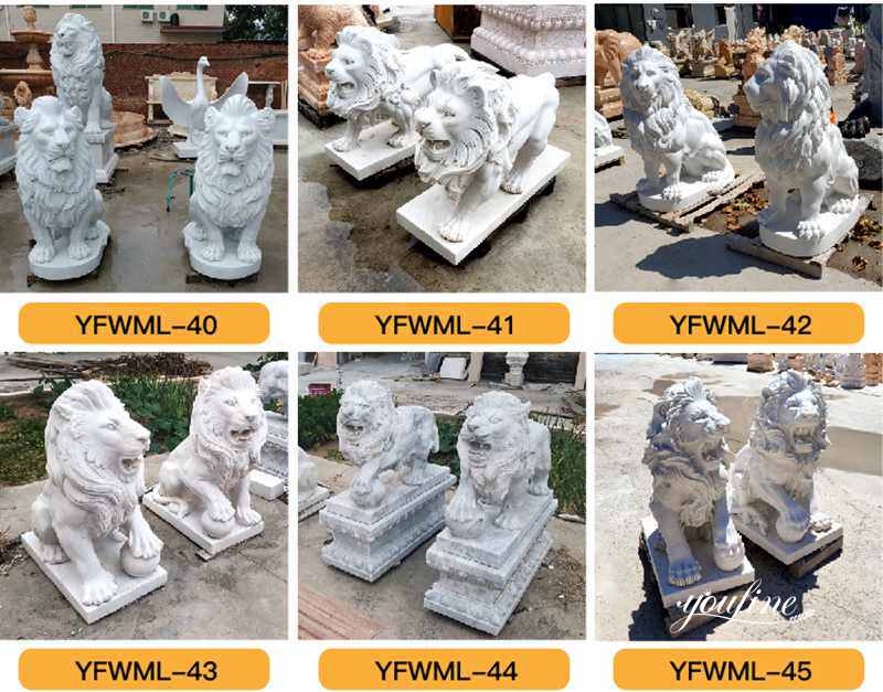 lion statue for driveway
