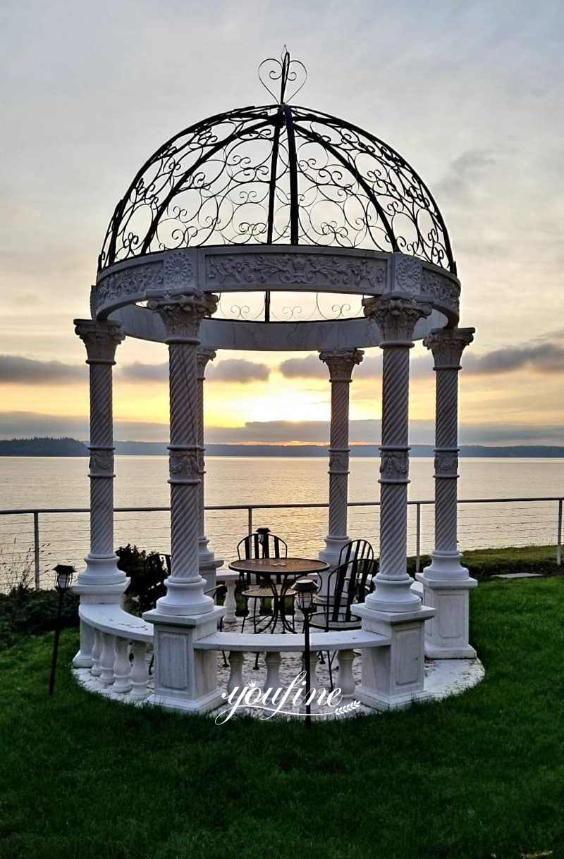 marble column gazebo