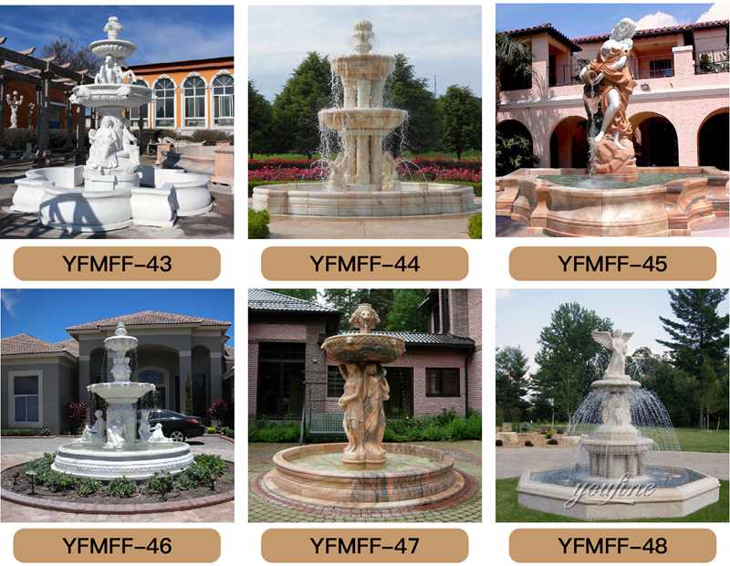 marble fountain for garden