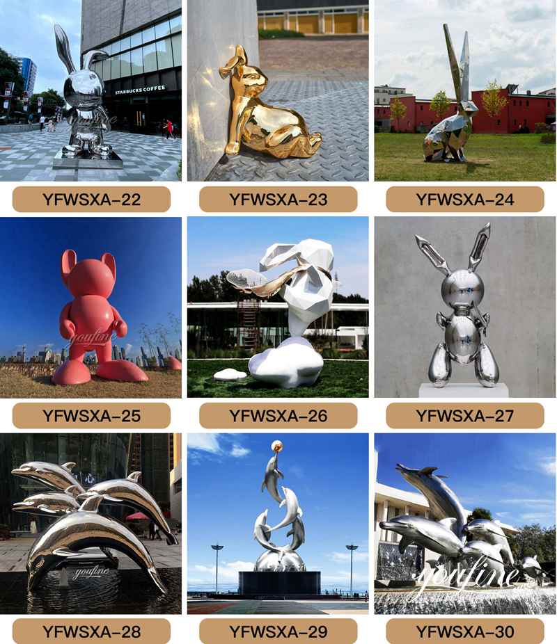 metal giraffe sculpture