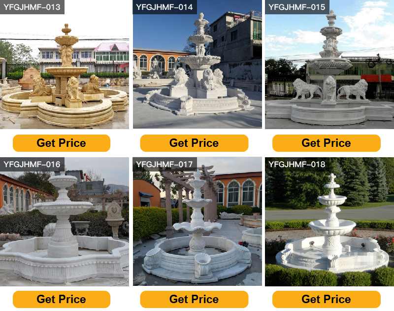 outdoor marble fountain