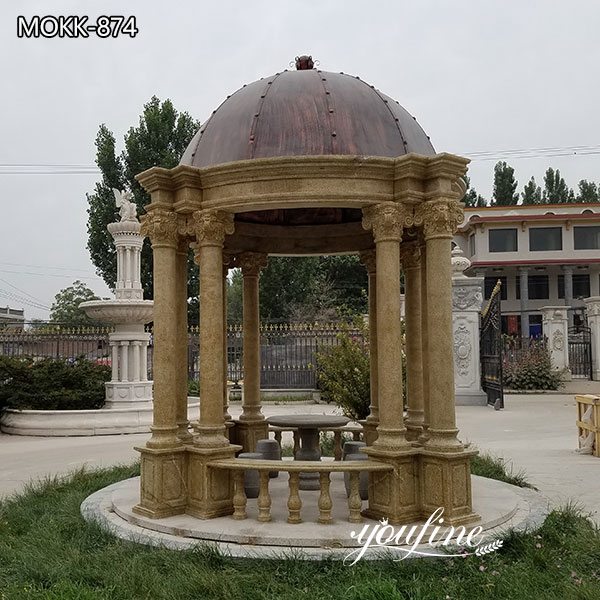 outdoor marble gazebo