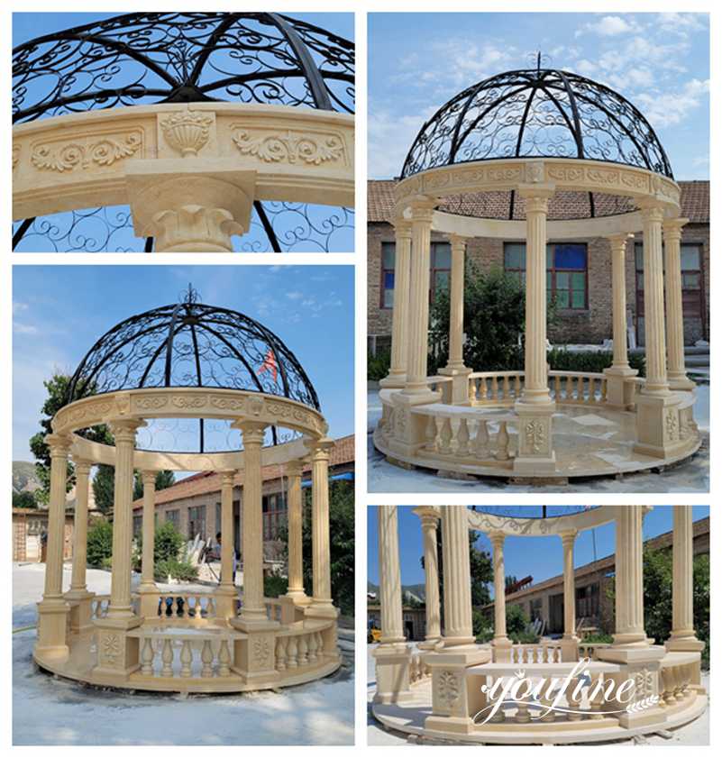 outdoor marble gazebo