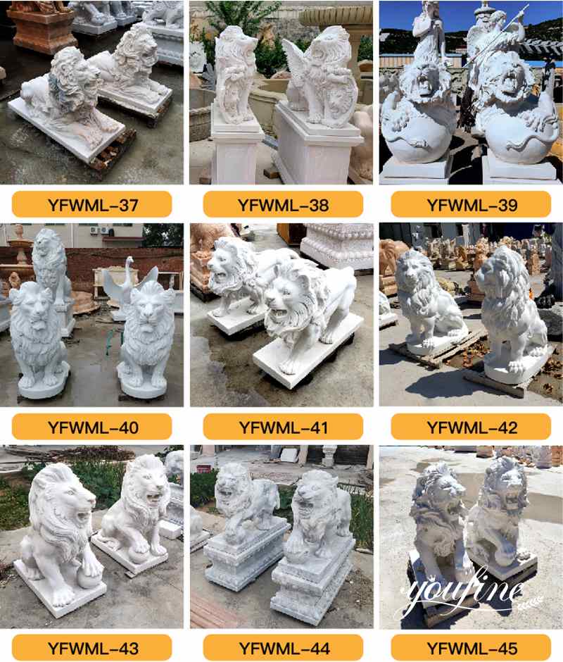 stone lion statue for sale