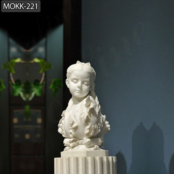 Antique Marble Bust Sculpture The Infant Psyche Factory Supply MOKK-221 (1)